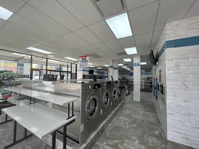 Washers inside Farmers Laundromat