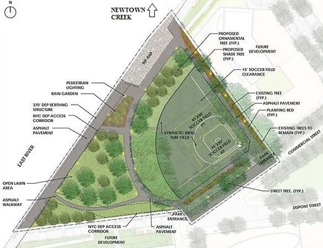 Greenpoint Landing’s Newtown Barge Park – Greenpoint,NY, built by Galvin Brothers