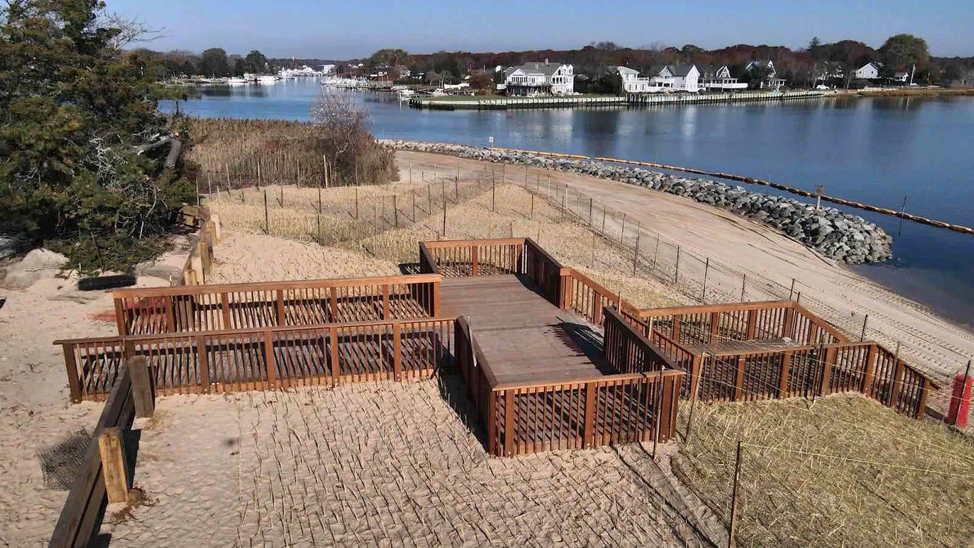 Indian Island County Park Living Shoreline, built by Galvin Brothers
