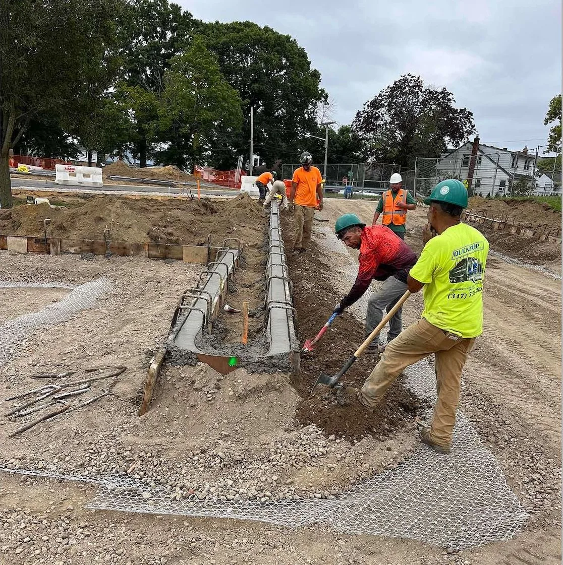 Michael J Tully Park Parking Lot Reconstruction, photo 2
