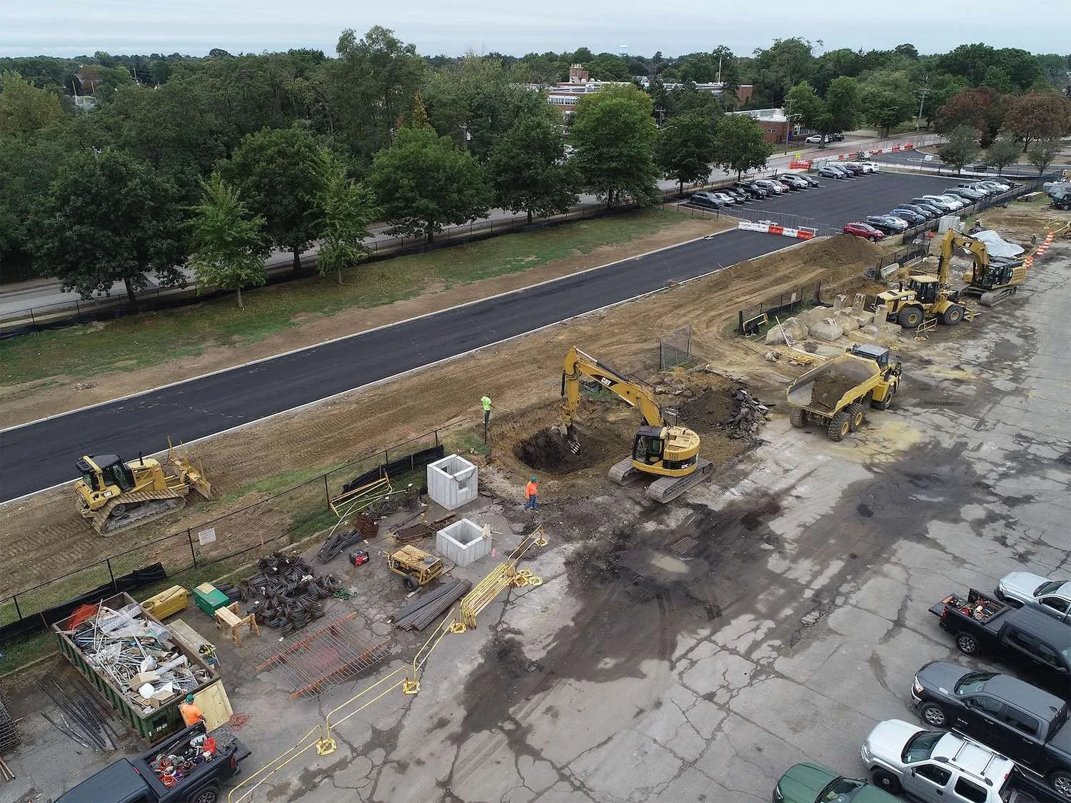Michael J Tully Park Parking Lot Reconstruction, photo 7
