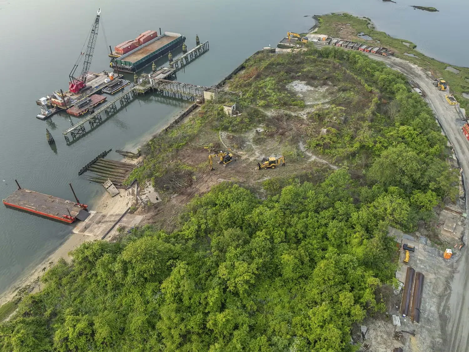 NCDPW – Hempstead Bay Hassocks Restoration, built by Galvin Brothers