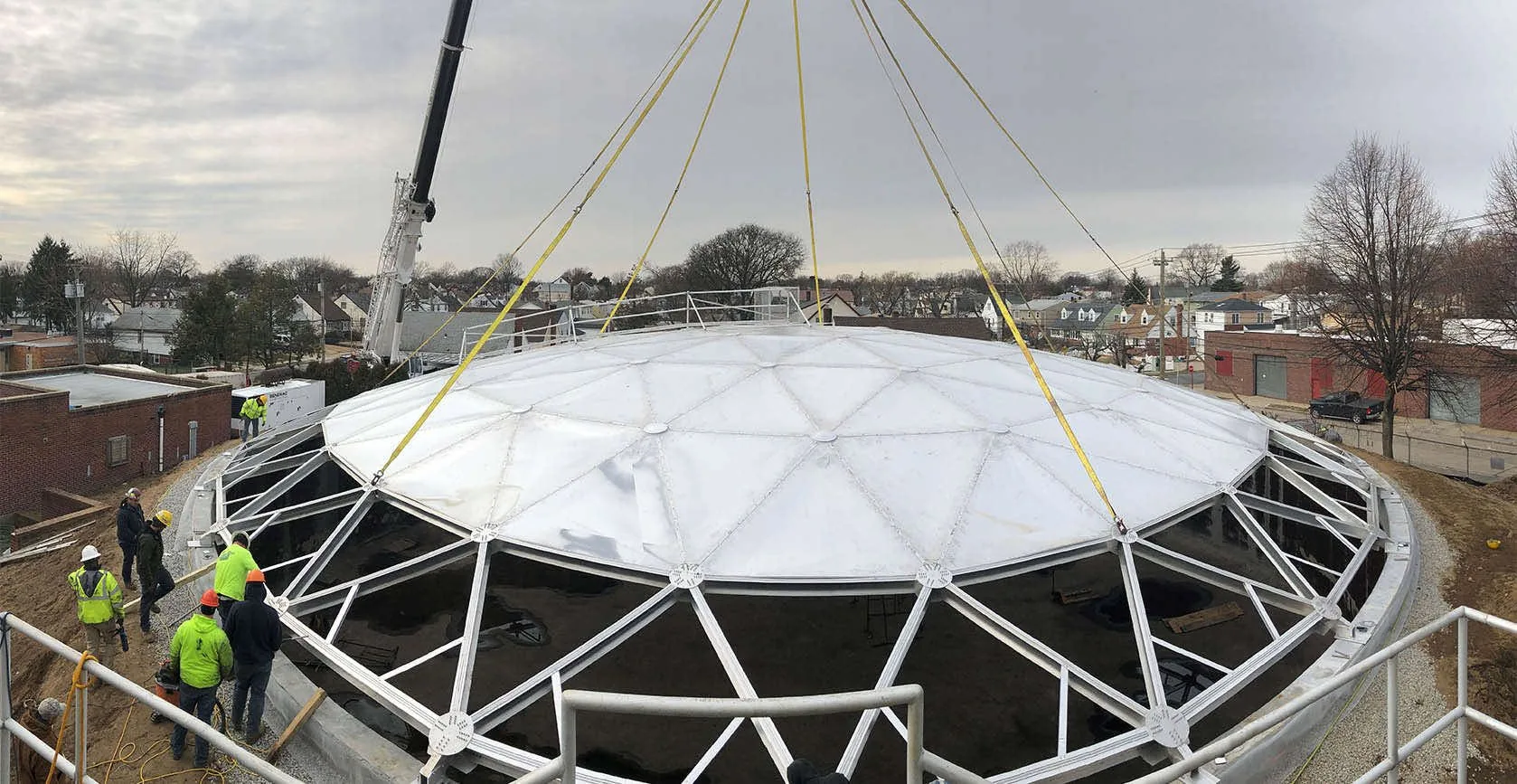 Plant 7 Water Storage Tank Rehabilitation – Valley Stream, NY, built by Galvin Brothers