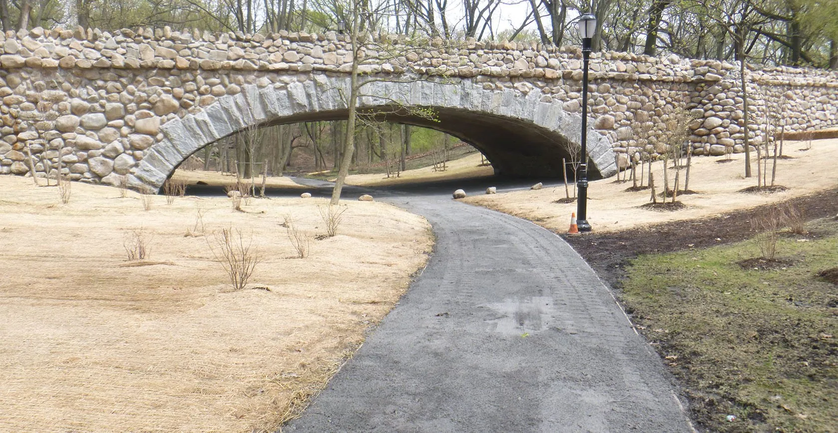 The Reconstruction of Highland Park Pedestrian Bridge, built by Galvin Brothers