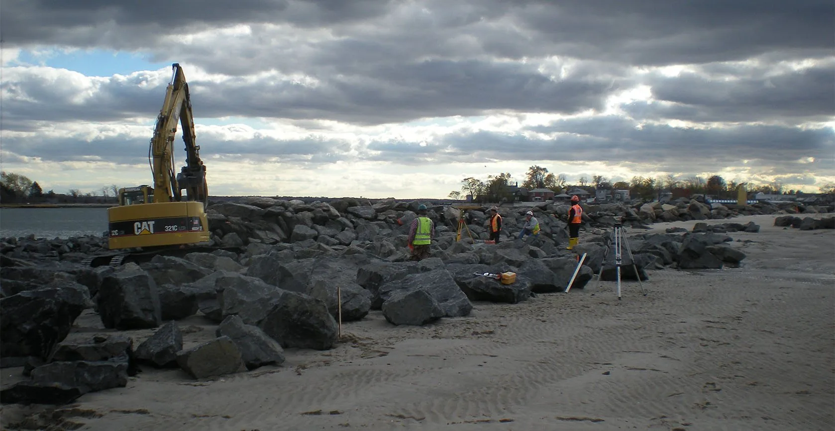 The United States Army Corps of Engineers – Orchard Beach, built by Galvin Brothers