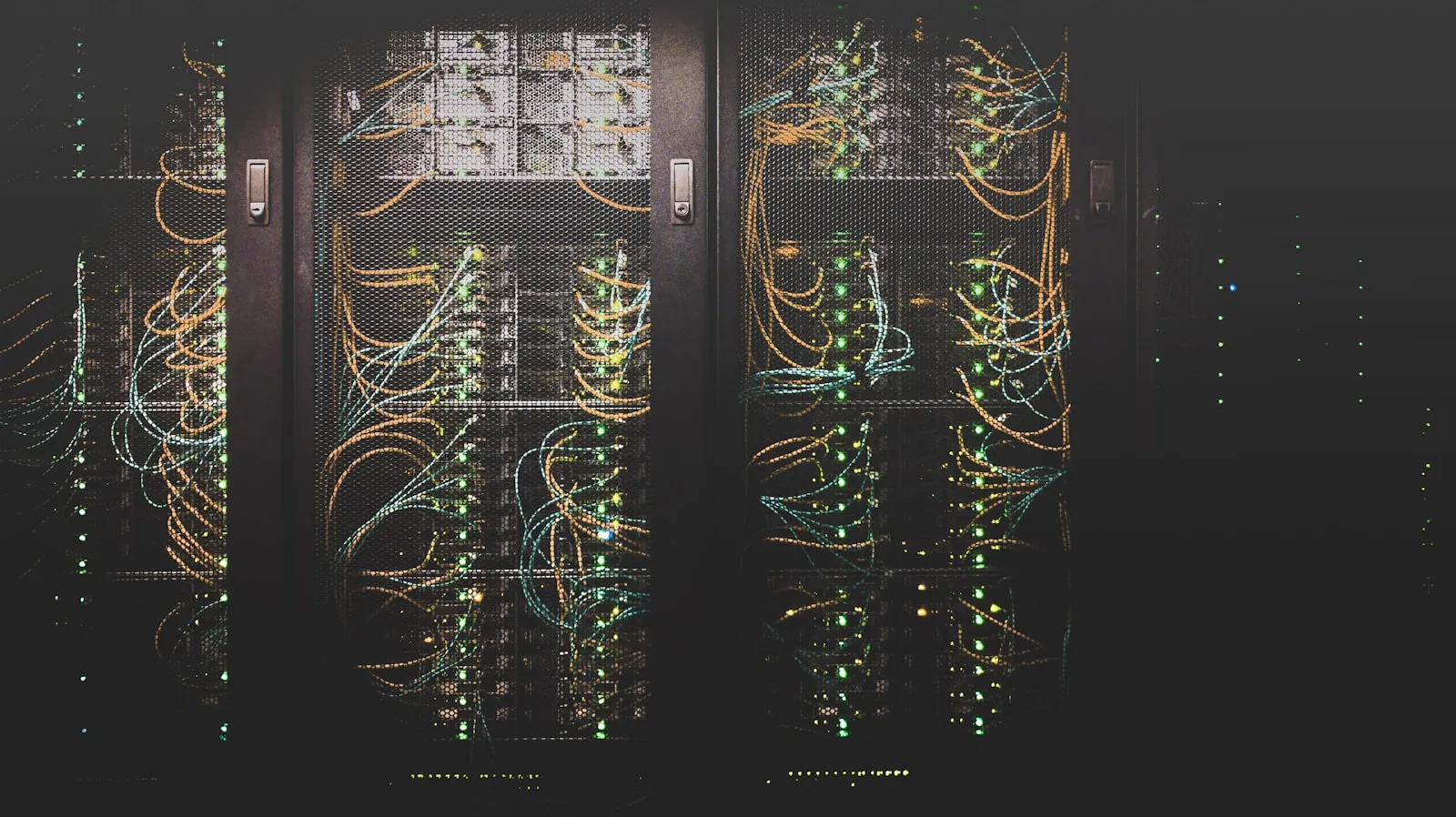 Data-center racks with patch cabling
