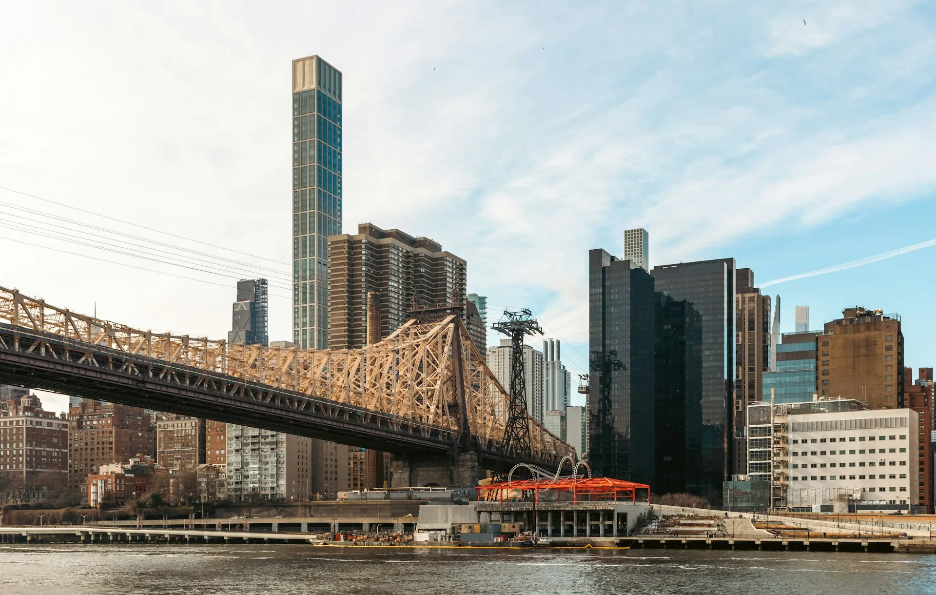 Queensboro Bridge linking Queens and Midtown Manhattan, near our Astoria office